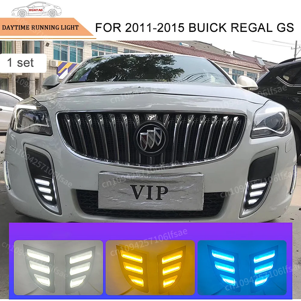 Automobile Front Bumper Lamp LED Daytime Running Lights Car Fog Lamps Tricolor Streamer For 2011-2015 Buick Regal GS
Automobile Front Bumper Lamp LED Daytime Running Lights Car Fog Lamps Tricolor Streamer For 2011-2015 Buick Regal GS