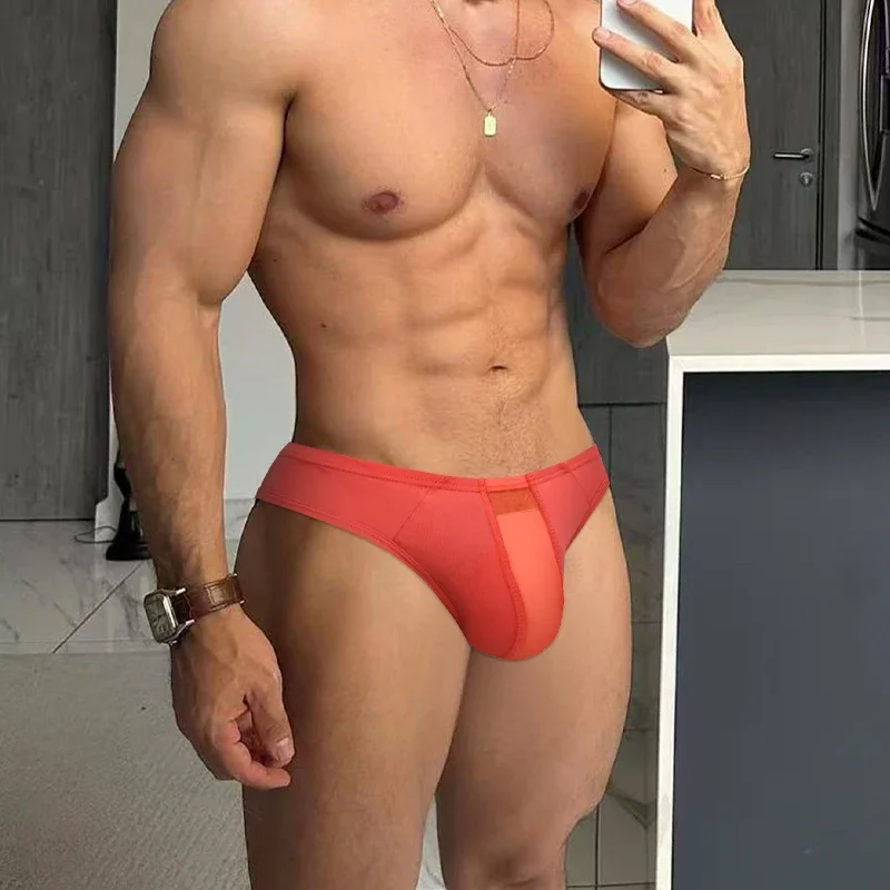 Men's Modal Underwear Thin Breathable Quick Dry Hip Raise Seamless Briefs with Transparent Pouch Men's Triangle Shorts
Men's Modal Underwear Thin Breathable Quick Dry Hip Raise Seamless Briefs with Transparent Pouch Men's Triangle Shorts