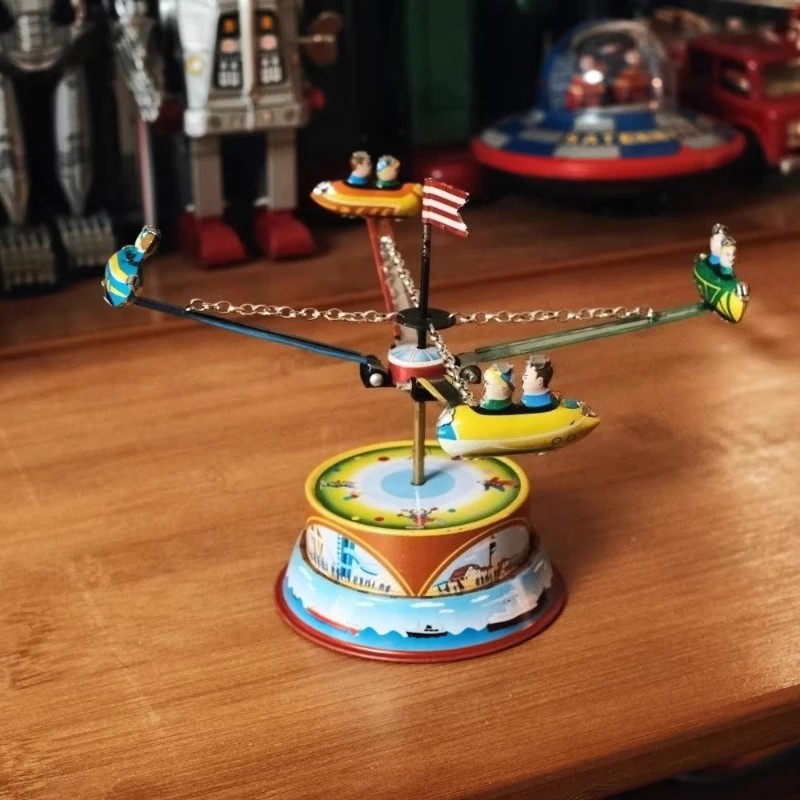 Adult Collection Retro Metal Tin amusement park Rotating plane figure windmil Wind up toy Mechanical Clockwork birthday gift
Adult Collection Retro Metal Tin amusement park Rotating plane figure windmil Wind up toy Mechanical Clockwork birthday gift