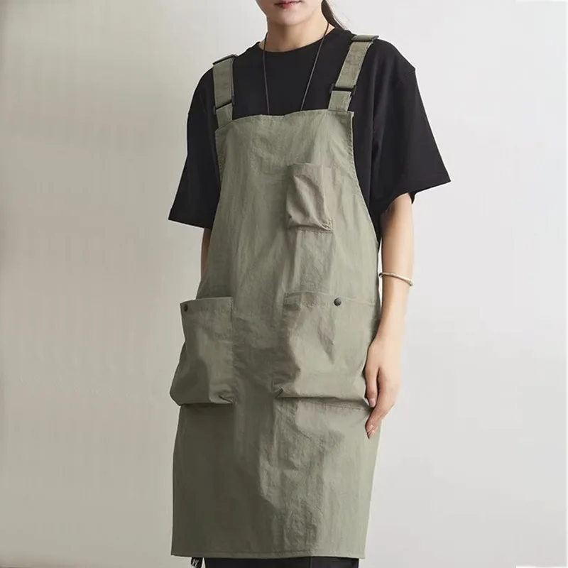Japanese Korean Style Kitchen Apron Nail Art Cafe Workwear Sleeveless Apron with Pockets Nail Salon Cafe Shop Waist Pinafore
Japanese Korean Style Kitchen Apron Nail Art Cafe Workwear Sleeveless Apron with Pockets Nail Salon Cafe Shop Waist Pinafore
