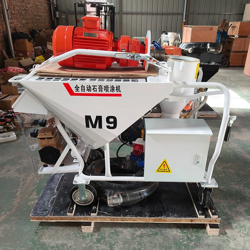 Low Maintenance High Efficiency Mortar Spraying Equipment with Engine & Pump 80L Hopper Multi-Power (380V/220V)
Low Maintenance High Efficiency Mortar Spraying Equipment with Engine & Pump 80L Hopper Multi-Power (380V/220V)