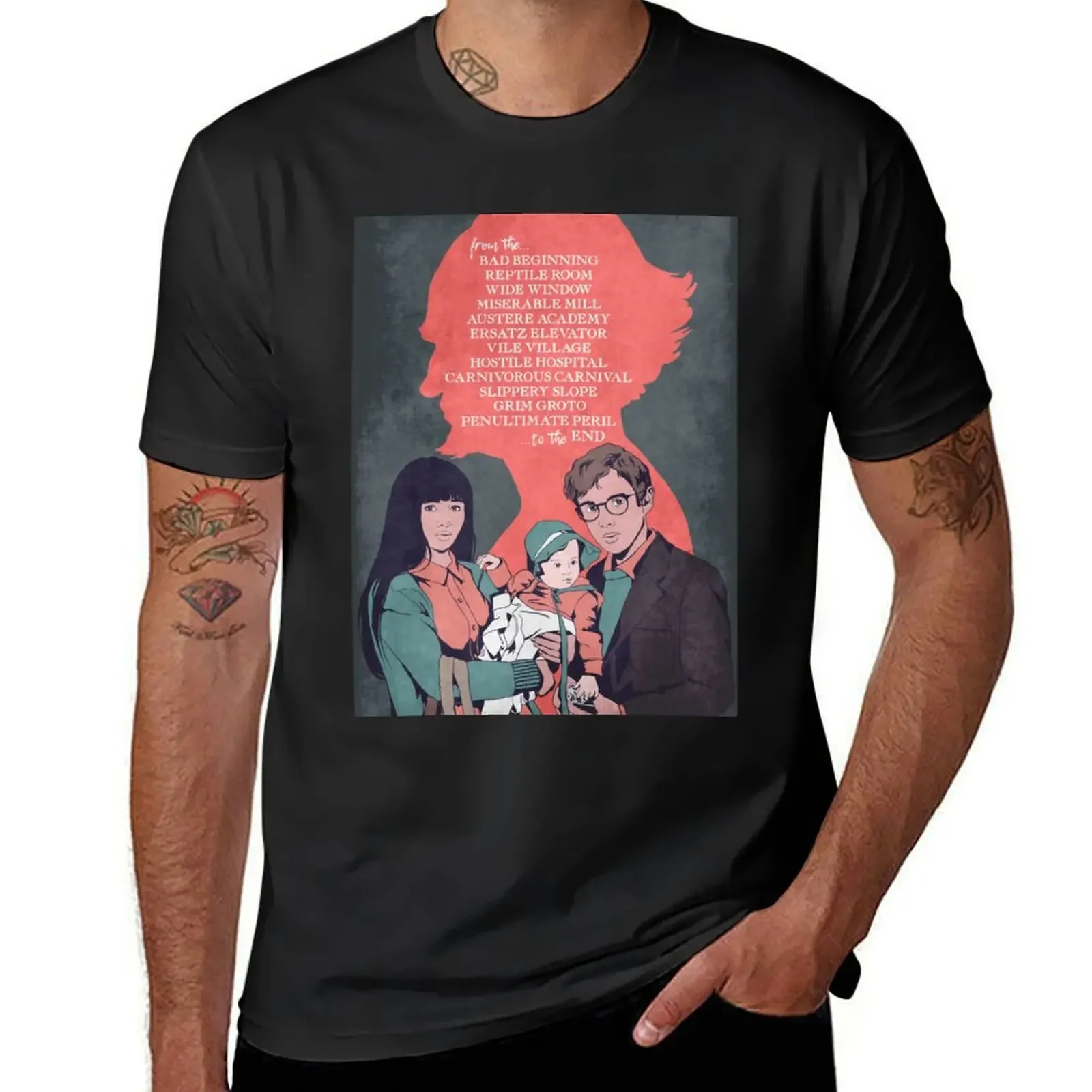 A Series Of Unfortunate Events / Lemony Snicket T-Shirt T-shirts man plus size clothes oversizeds customs funny t shirts for men
A Series Of Unfortunate Events / Lemony Snicket T-Shirt T-shirts man plus size clothes oversizeds customs funny t shirts for men