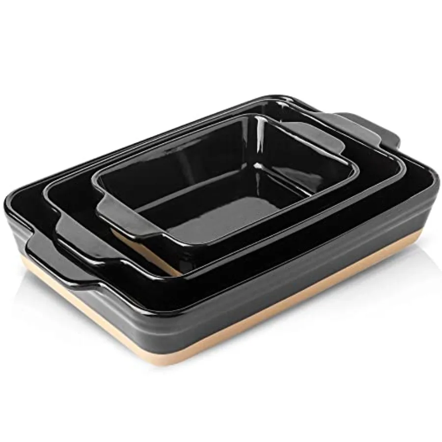 Baking Dish Set, 9x13 Baking Dish, Ceramic Lasagne Pan Deep, Large Casserole Dish Set, Baking Dishes for Casseroles 13 x 9, Cer
Baking Dish Set, 9x13 Baking Dish, Ceramic Lasagne Pan Deep, Large Casserole Dish Set, Baking Dishes for Casseroles 13 x 9, Cer