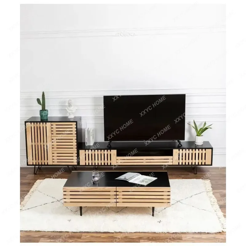 JYAX65 Ash Wood TV Cabinet Modern Simple Solid Wood Living Room Locker Side Cabinet Coffee Table Combinati
JYAX65 Ash Wood TV Cabinet Modern Simple Solid Wood Living Room Locker Side Cabinet Coffee Table Combinati