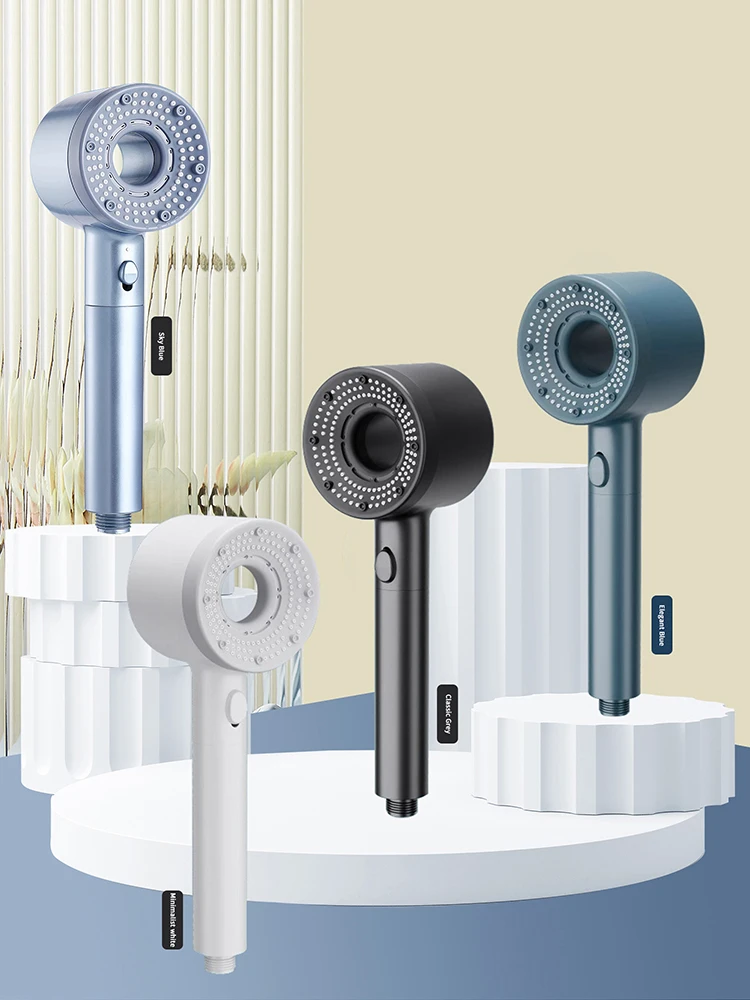 New Style Sky Blue Hand Shower High Pressure Handheld Shower 5 Models Universal Adaptation Bathroom Accessories WB8462
New Style Sky Blue Hand Shower High Pressure Handheld Shower 5 Models Universal Adaptation Bathroom Accessories WB8462