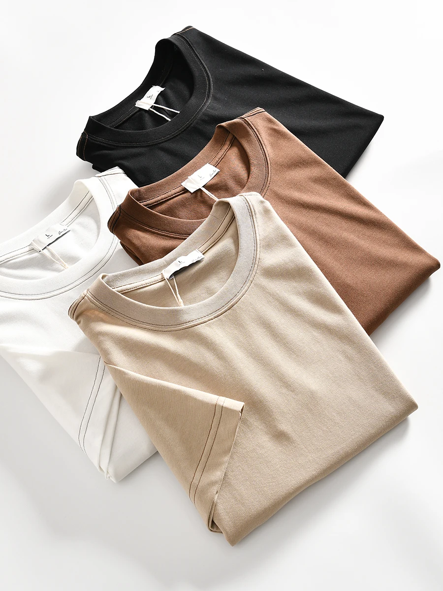 Mixed Color Embroidery Unisex Short Sleeve round Neck T-Shirt Cotton Polyester Blend Base Shirt Trendy ODM Company Single
Mixed Color Embroidery Unisex Short Sleeve round Neck T-Shirt Cotton Polyester Blend Base Shirt Trendy ODM Company Single