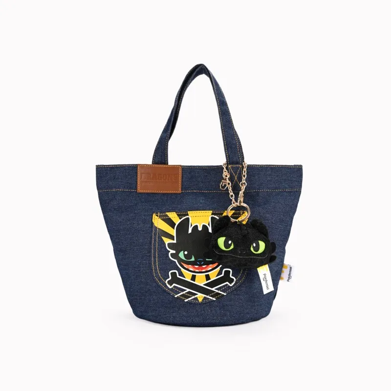 Genuine How to train a dragon Series Night Devil Denim Handbag Plush Pendant Shopping Bag Large Capacity Storage Bag
Genuine How to train a dragon Series Night Devil Denim Handbag Plush Pendant Shopping Bag Large Capacity Storage Bag