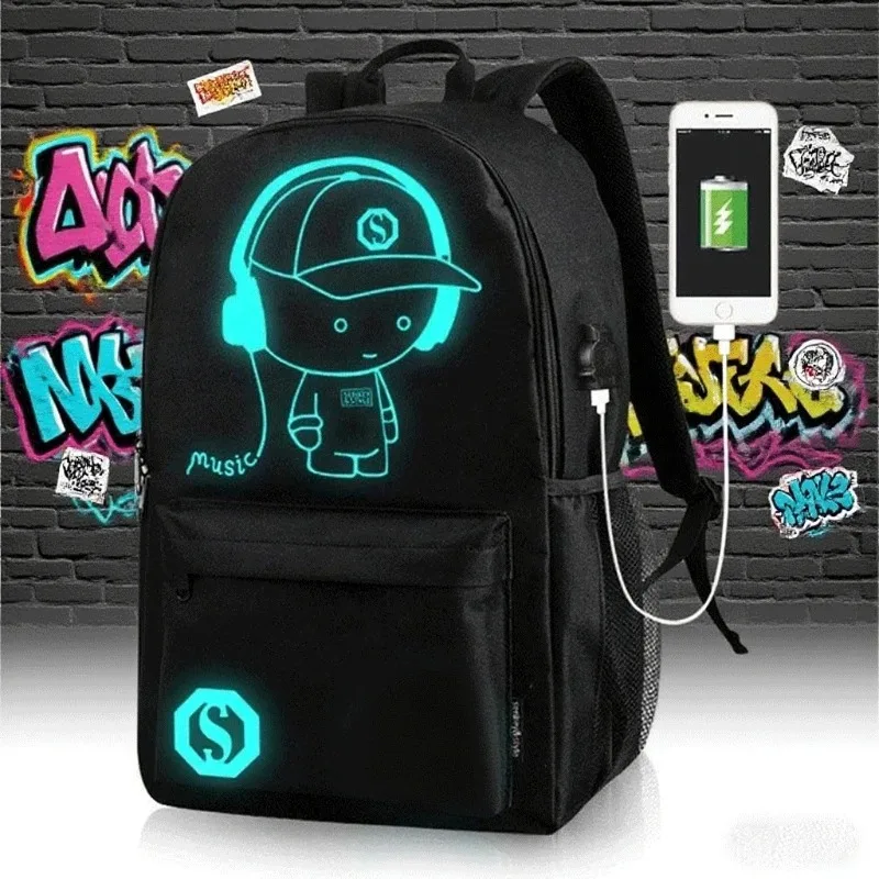 Luminous Backpack Casual Anti-theft Computer Laptop USB Backpacks Student School Bags for Boys/Girls
Luminous Backpack Casual Anti-theft Computer Laptop USB Backpacks Student School Bags for Boys/Girls