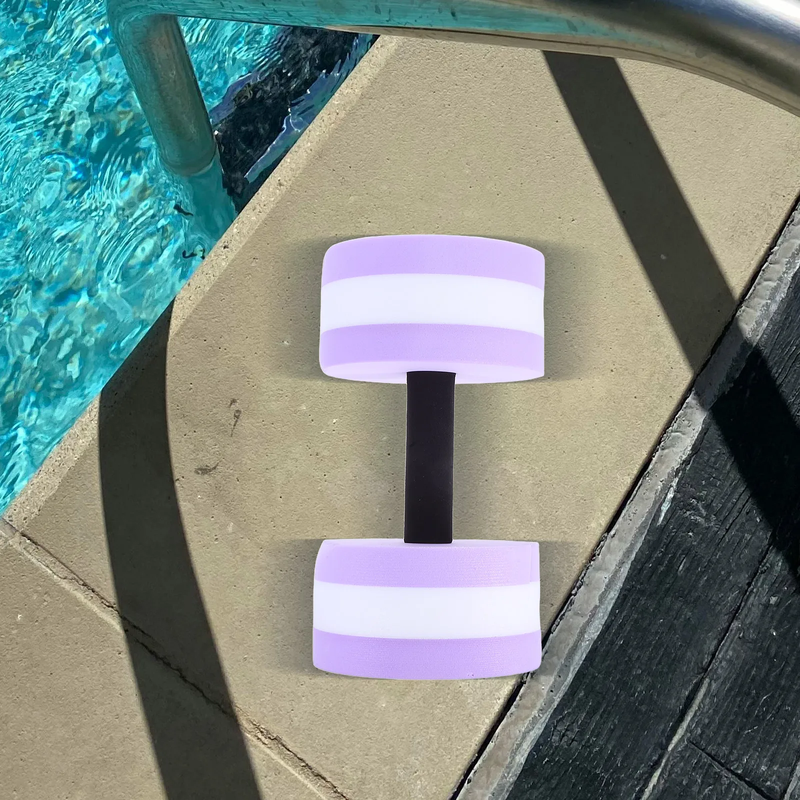 2pcs Water Dumbbells EVA Foam Low Absorption Resistance Purple Weights Pool Exercise Aerobics Fitness Equipment
2pcs Water Dumbbells EVA Foam Low Absorption Resistance Purple Weights Pool Exercise Aerobics Fitness Equipment