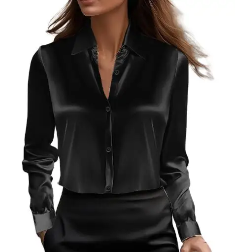 2025 Popular Autumn Fashion Temperament Solid Color Lapel Long Sleeved Shirt Women's Clothing
2025 Popular Autumn Fashion Temperament Solid Color Lapel Long Sleeved Shirt Women's Clothing