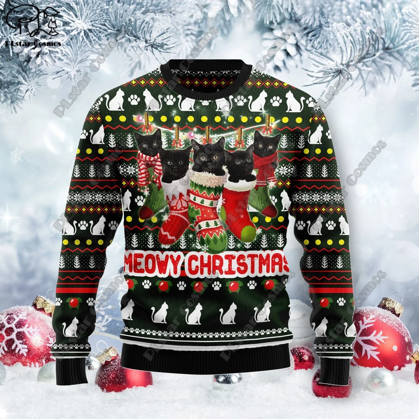 New 3D Printed Animal Custom Series Cute Christmas Pattern Ugly Sweater Street Casual Winter Sweatshirt S-24
New 3D Printed Animal Custom Series Cute Christmas Pattern Ugly Sweater Street Casual Winter Sweatshirt S-24