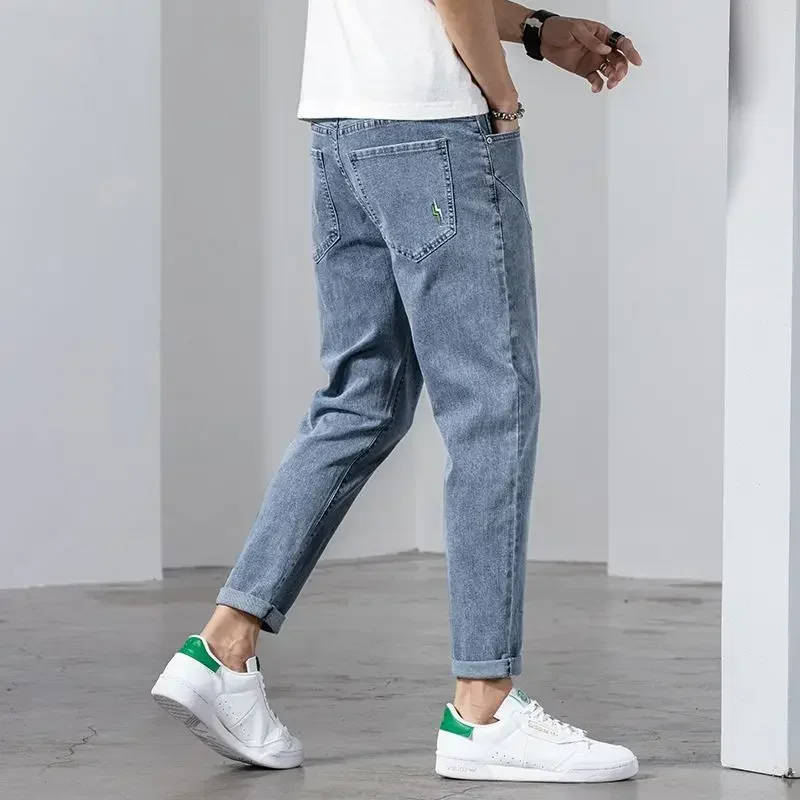 Jeans for Men Male Cowboy Pants Trousers with Pockets Light Blue Straight Cropped Luxury 2024 Korean Autumn Clothes Y2k 2000s Xs
Jeans for Men Male Cowboy Pants Trousers with Pockets Light Blue Straight Cropped Luxury 2024 Korean Autumn Clothes Y2k 2000s Xs