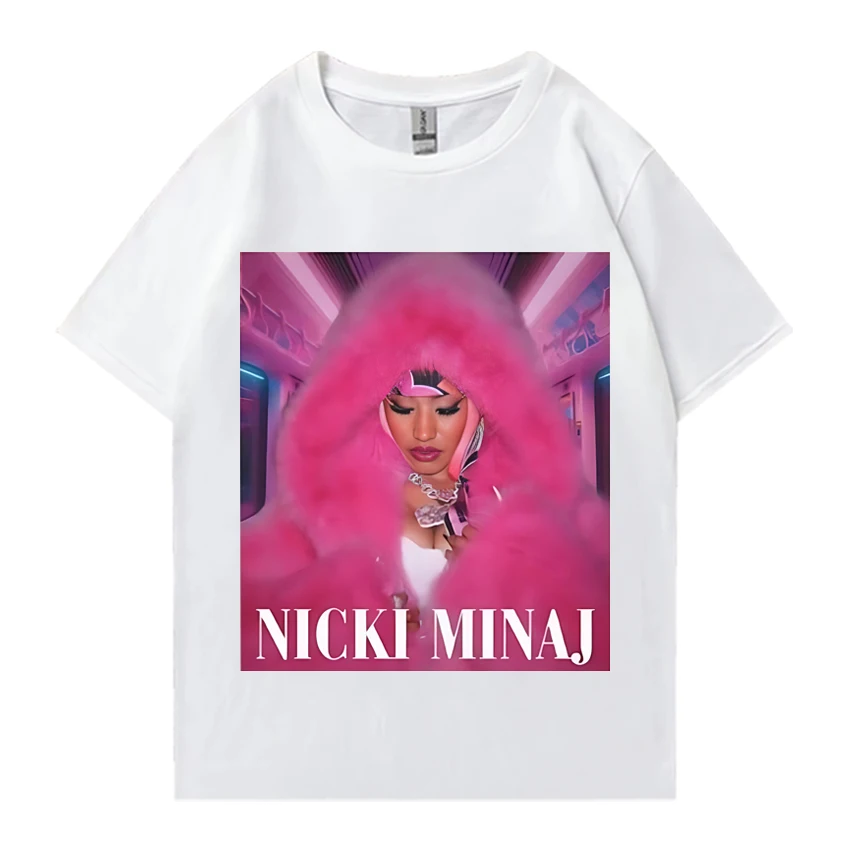 Vintage Nicki Minaj Shirt wen wowen oversized t shirt 100% Cotton Summer short sleeve Rapper High Quality plus size tops unisex
Vintage Nicki Minaj Shirt wen wowen oversized t shirt 100% Cotton Summer short sleeve Rapper High Quality plus size tops unisex