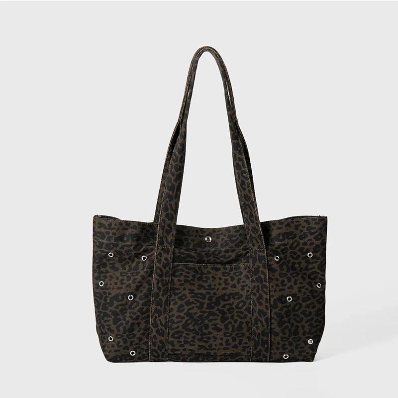 Fashion Leopard Print Casual Tote Bags Women Light Luxury Large Capacity Commuter Handbags Lady Lightweight Shoulder Bag
Fashion Leopard Print Casual Tote Bags Women Light Luxury Large Capacity Commuter Handbags Lady Lightweight Shoulder Bag