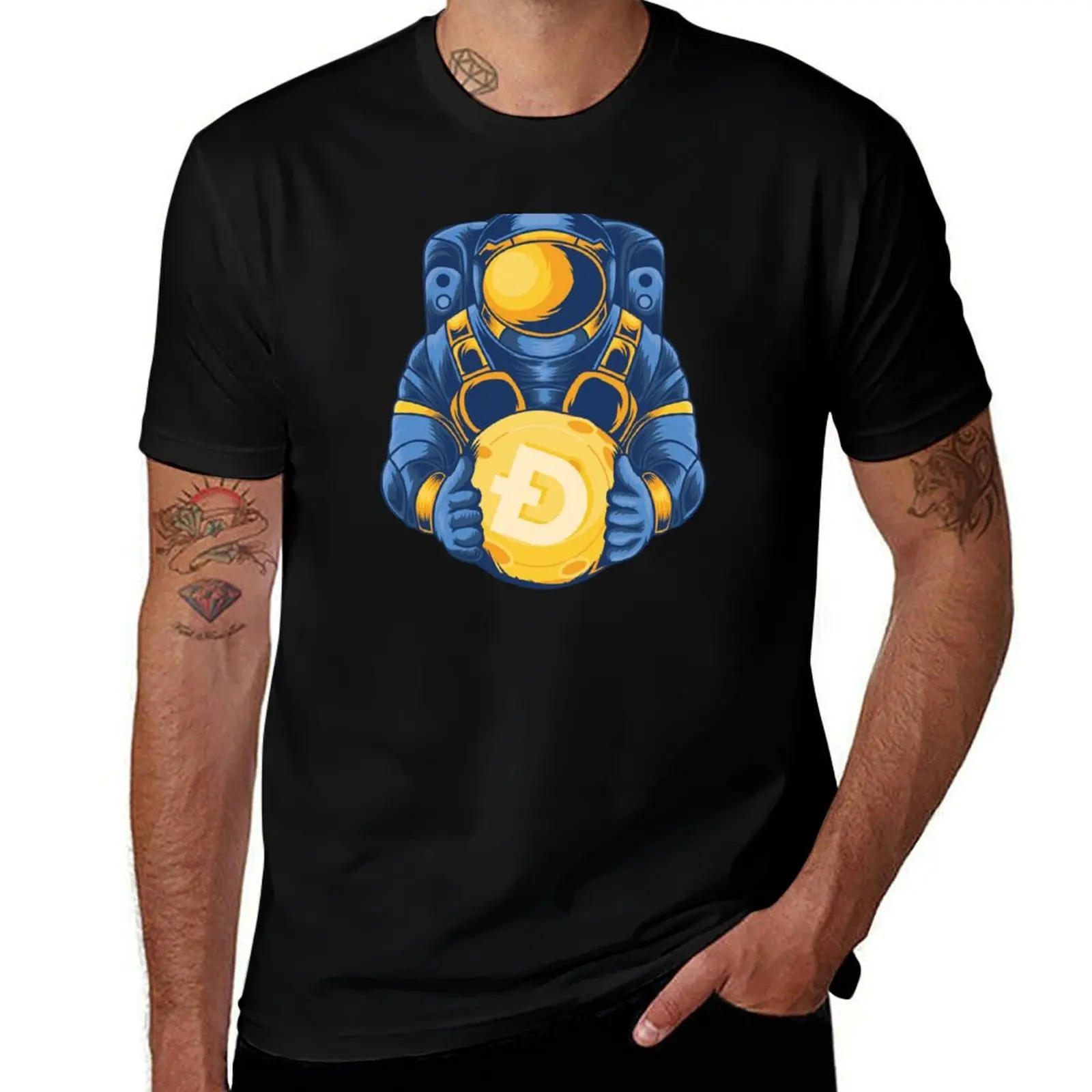 Dogecoin Doge HODL To the Moon Astronaut T-Shirt man t shirts cotton t shirt personalised T-Shirt
Dogecoin Doge HODL To the Moon Astronaut T-Shirt man t shirts cotton t shirt personalised T-Shirt