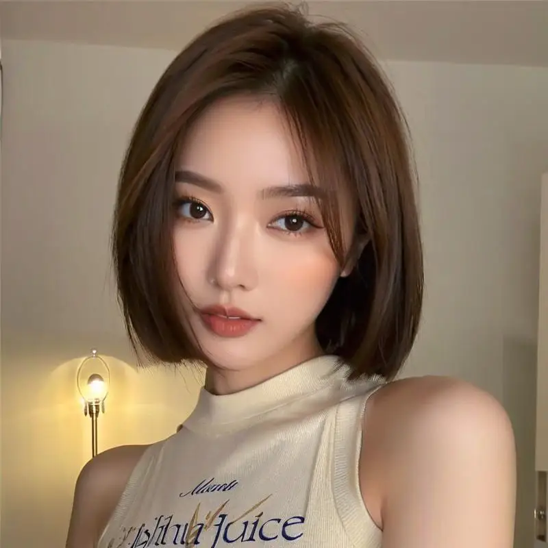Synthetic Wig Fashion Age Reduction Simulation Hair Women Short Straight Hair Lightweight Breathable Full Head Cover
Synthetic Wig Fashion Age Reduction Simulation Hair Women Short Straight Hair Lightweight Breathable Full Head Cover