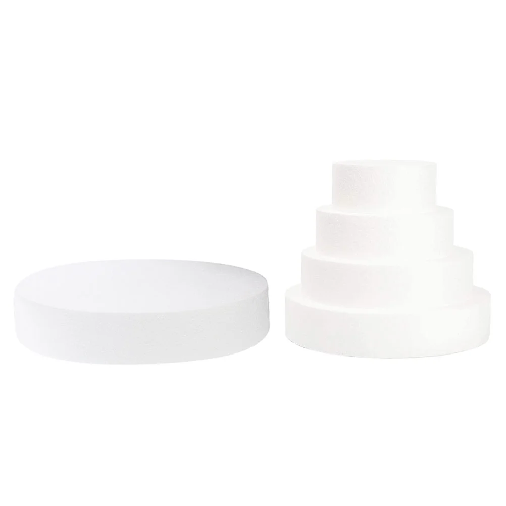 5 Pcs Foam Cake Dummy Models 10cm 15cm 20cm 25cm 30cm x 5cm Height for Craft Decoration Fake Cake Props Bakery Tools
5 Pcs Foam Cake Dummy Models 10cm 15cm 20cm 25cm 30cm x 5cm Height for Craft Decoration Fake Cake Props Bakery Tools