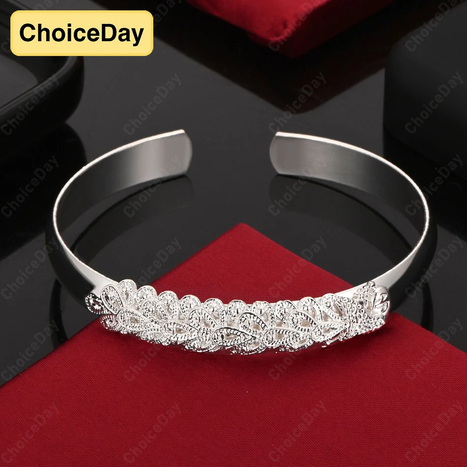 ChoiceDay 925 Sterling Silver Luxury Exquisite Flower Bracelet Women Jewelry Accessories Wedding Party Gift
ChoiceDay 925 Sterling Silver Luxury Exquisite Flower Bracelet Women Jewelry Accessories Wedding Party Gift