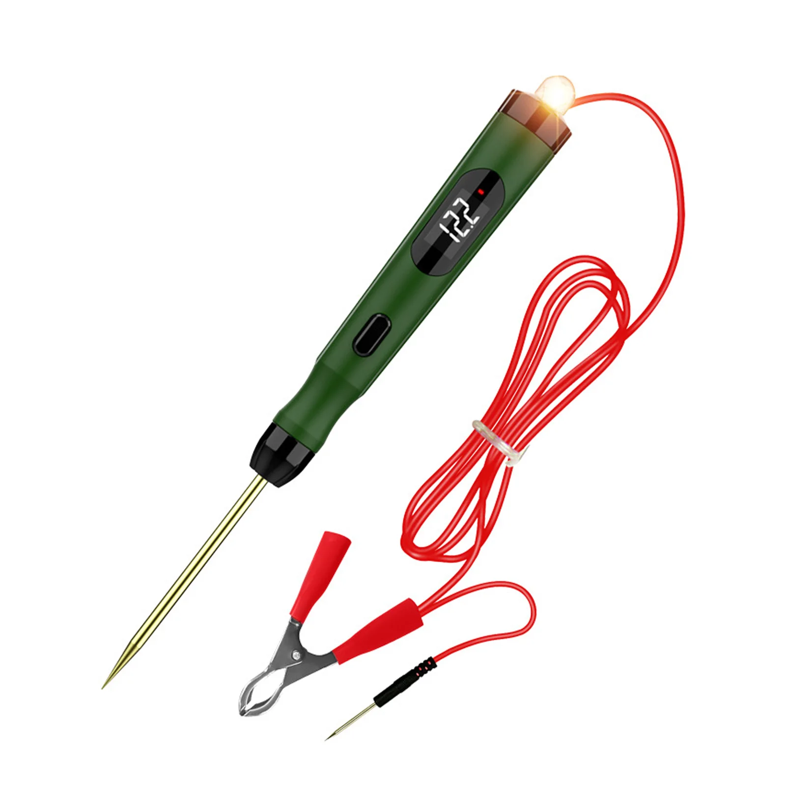 Car Electrical Circuit Tester Probe 5V-30V Digital Display Circuit Test Pen Car Circuit Tester Lamp Voltage Test Pen
Car Electrical Circuit Tester Probe 5V-30V Digital Display Circuit Test Pen Car Circuit Tester Lamp Voltage Test Pen