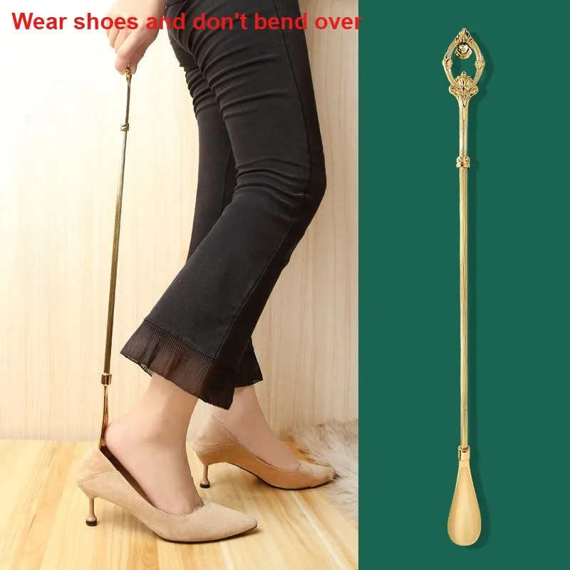 European classical new lucky magic wand shoehorn creative brass lengthened shoehorn shoe lifter shoe pump
European classical new lucky magic wand shoehorn creative brass lengthened shoehorn shoe lifter shoe pump