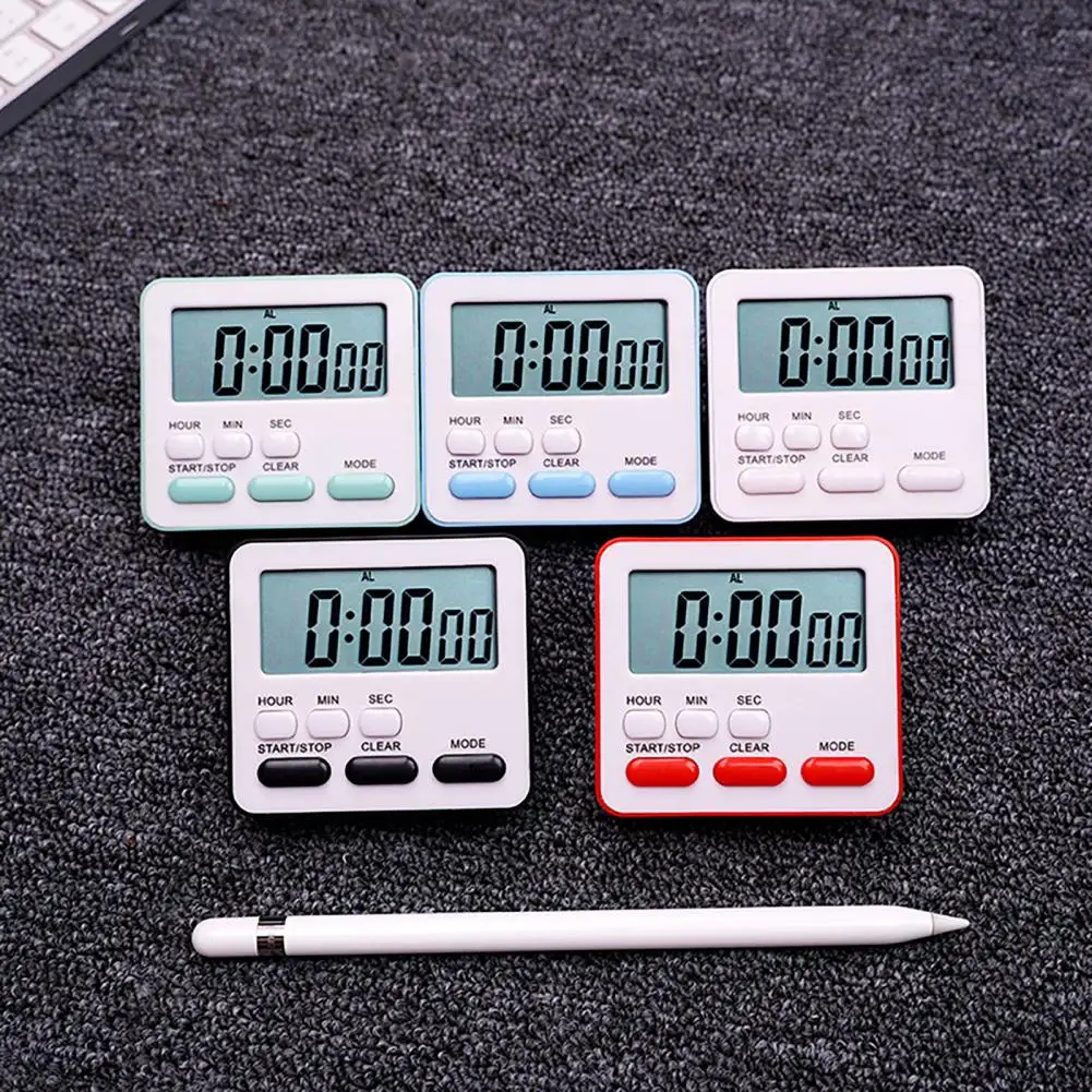 Cooking Timer Multifunctional Digital Kitchen Timer with Magnetic for Fridge Oven Display Count-up Clock Student Time Manager
Cooking Timer Multifunctional Digital Kitchen Timer with Magnetic for Fridge Oven Display Count-up Clock Student Time Manager