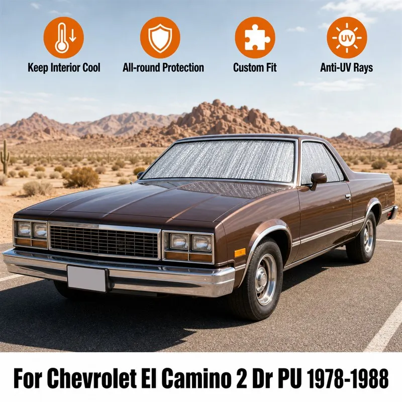 For Chevrolet El Camino 2 Dr PU 1978-1988 Full Set Car Window Sunshades UV Block Privacy Heat Insulated Foldable Car Curtain
For Chevrolet El Camino 2 Dr PU 1978-1988 Full Set Car Window Sunshades UV Block Privacy Heat Insulated Foldable Car Curtain