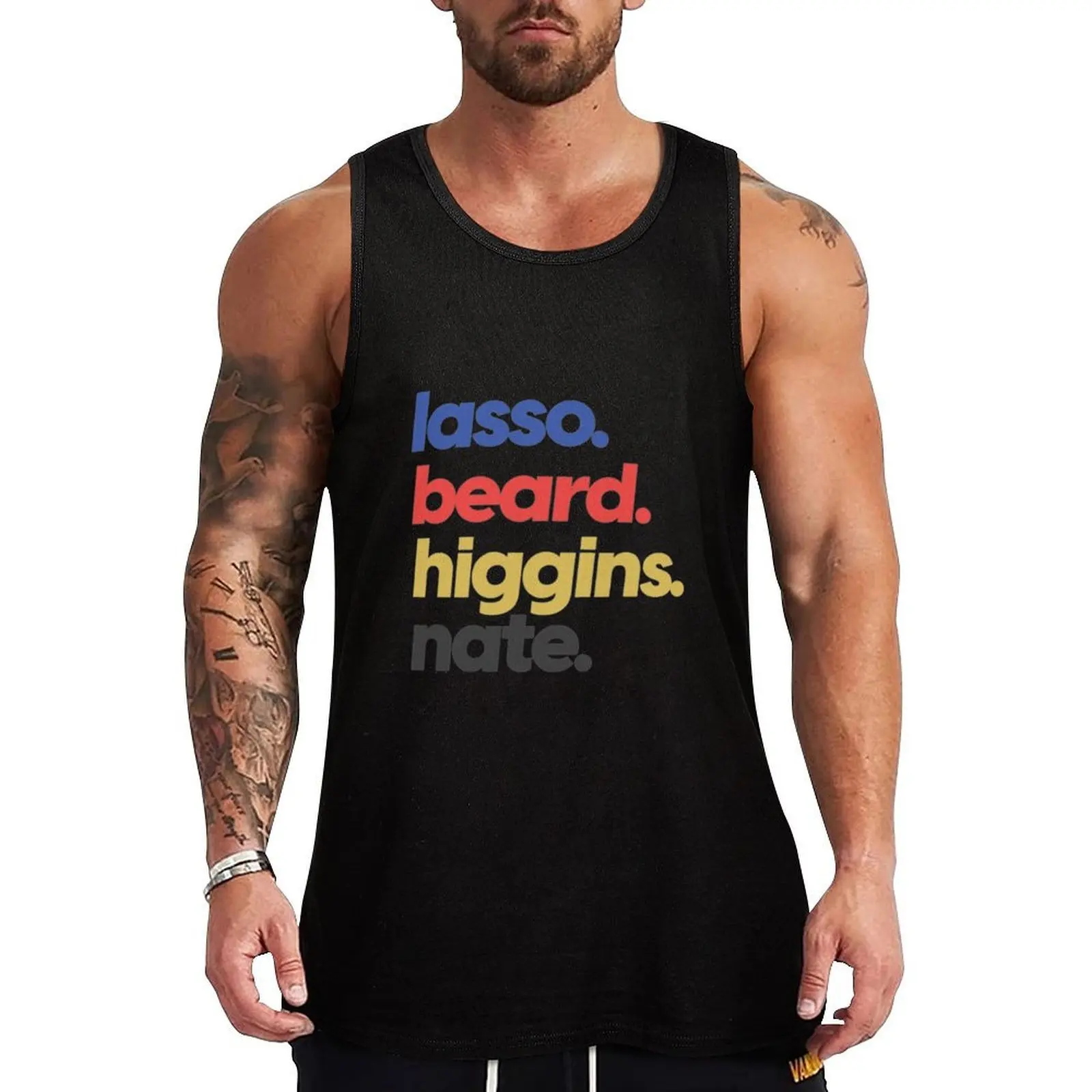 Lasso. Beard. Higgins. Nate. Tank Top Moisture Wicking Sports Tank Top Running Workout Shirt
Lasso. Beard. Higgins. Nate. Tank Top Moisture Wicking Sports Tank Top Running Workout Shirt