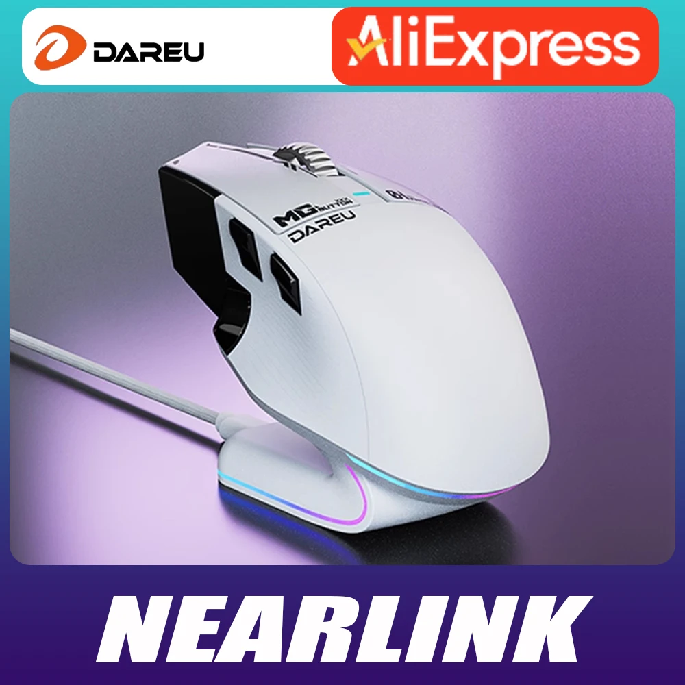 New DAREU A980pro Electric Engine Edition 8K Mouse Nearlink Customized P3950 Sensor Wireless Gaming Mouse Three Mode RGB PC Game
New DAREU A980pro Electric Engine Edition 8K Mouse Nearlink Customized P3950 Sensor Wireless Gaming Mouse Three Mode RGB PC Game