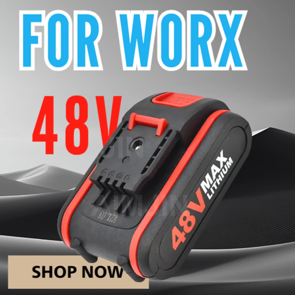 For Worx 48V Battery Lithium Ion 2000mAH Cordless Impact Drill Electric Scissor Rechargeable Spare Battery
For Worx 48V Battery Lithium Ion 2000mAH Cordless Impact Drill Electric Scissor Rechargeable Spare Battery