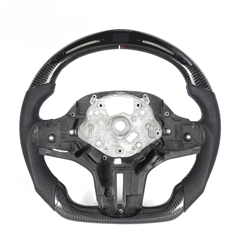 LED True Carbon Fiber Steering Wheel For BMW M5 G30 G38 G32 G11 G12 G14 G15 G05 G06 G07 540i M550i With Paddle Shift Holes
LED True Carbon Fiber Steering Wheel For BMW M5 G30 G38 G32 G11 G12 G14 G15 G05 G06 G07 540i M550i With Paddle Shift Holes