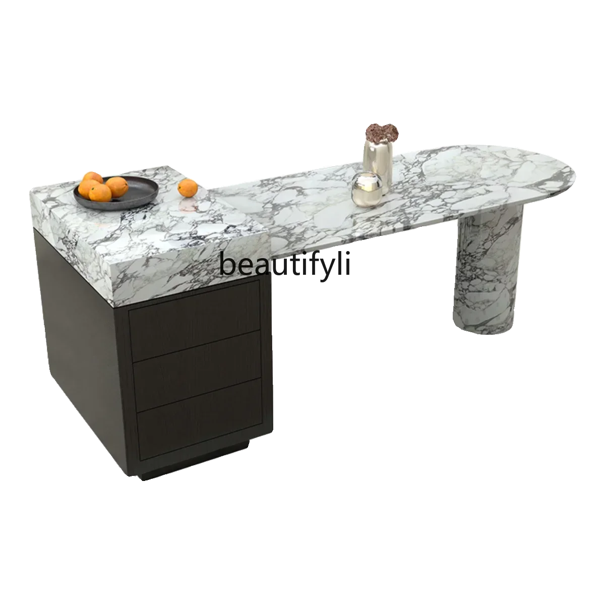 Marble telescopic island dining table integrated solid wood high-end wall household American dining table
Marble telescopic island dining table integrated solid wood high-end wall household American dining table