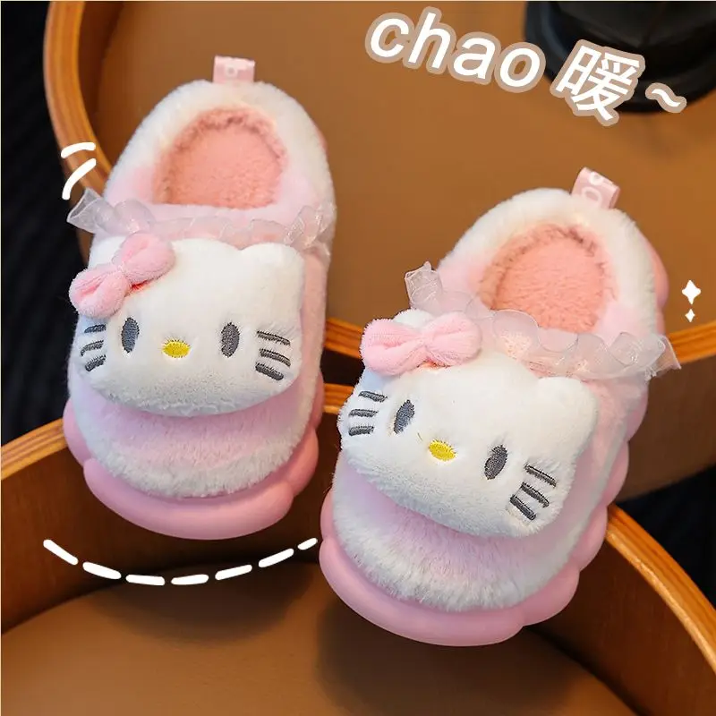 Детские хлопковые тапочки Hello Kitty Sanrio Kawaii Kuromi My Melody Cinnamoroll Аниме Толстая нескользящая обувь подарок для детей
Детские хлопковые тапочки Hello Kitty Sanrio Kawaii Kuromi My Melody Cinnamoroll Аниме Толстая нескользящая обувь подарок для детей