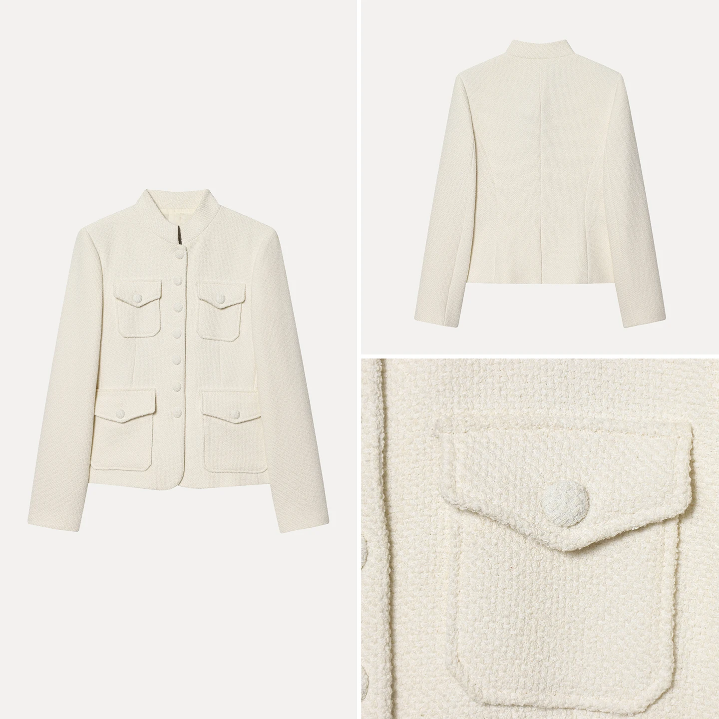 Faionable Stand Collar oulder Jaet Women's Premium ort Outerwear Winter 2025 Stand Fit Long Sve Button Closure
Faionable Stand Collar oulder Jaet Women's Premium ort Outerwear Winter 2025 Stand Fit Long Sve Button Closure