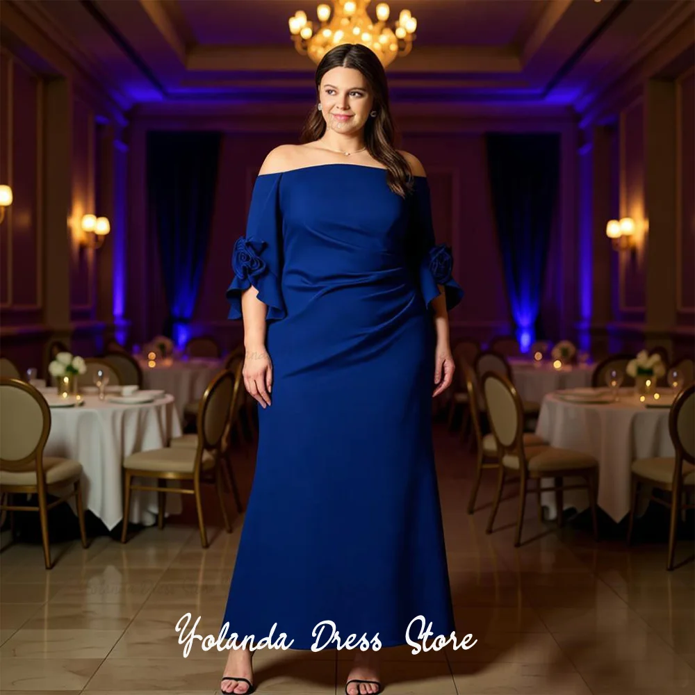 Yolanda Customized Simple Bateall Mother of Bride Dresses 2026 Women’s Flower Flare Sleeve Gown Dress Formal Evening Gowns
Yolanda Customized Simple Bateall Mother of Bride Dresses 2026 Women’s Flower Flare Sleeve Gown Dress Formal Evening Gowns