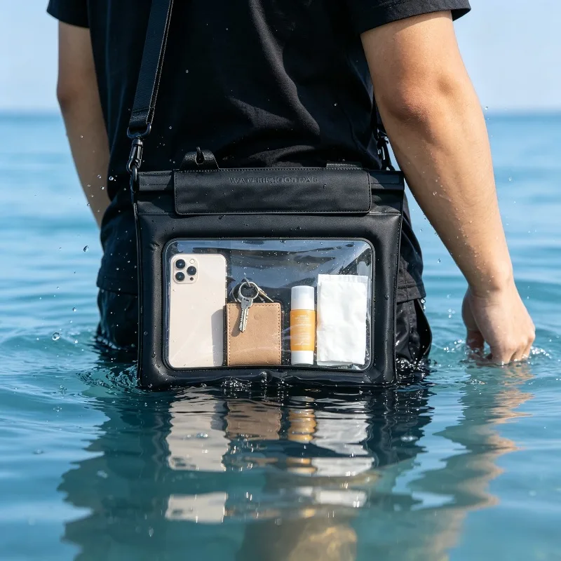 1pcs large capacity waterproof mobile phone bag with shoulder strap Swimming, diving, drifting, hot springs, beach photography, waterproof bags
1pcs large capacity waterproof mobile phone bag with shoulder strap Swimming, diving, drifting, hot springs, beach photography, waterproof bags