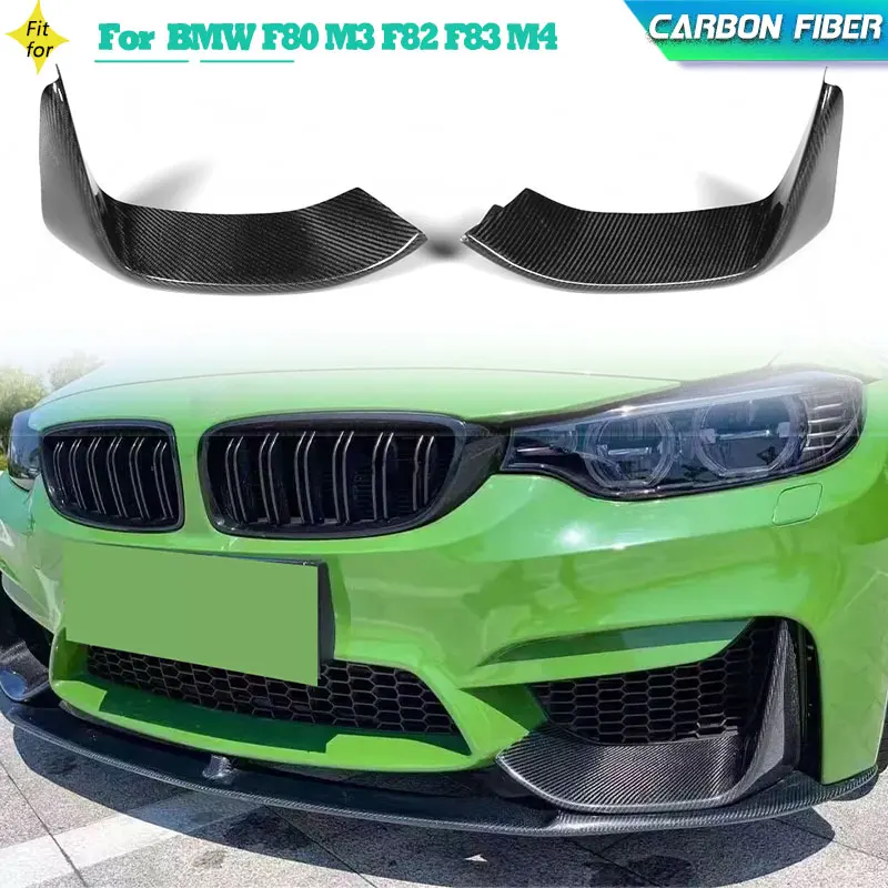 Разветвители переднего бампера автомобиля из углеродного волокна для BMW F80 M3 F82 F83 M4 2015-2019 гоночные передние разветвители губ плавники обвеса FRP
Разветвители переднего бампера автомобиля из углеродного волокна для BMW F80 M3 F82 F83 M4 2015-2019 гоночные передние разветвители губ плавники обвеса FRP