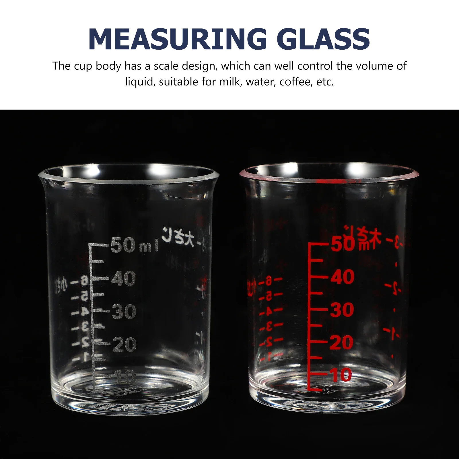 2pcs 120Ml Glass Measuring Cup For Milk Coffee Water Liquid Oil Kitchen Baking Household Bar Graduated Cup Drinkware Tool
2pcs 120Ml Glass Measuring Cup For Milk Coffee Water Liquid Oil Kitchen Baking Household Bar Graduated Cup Drinkware Tool