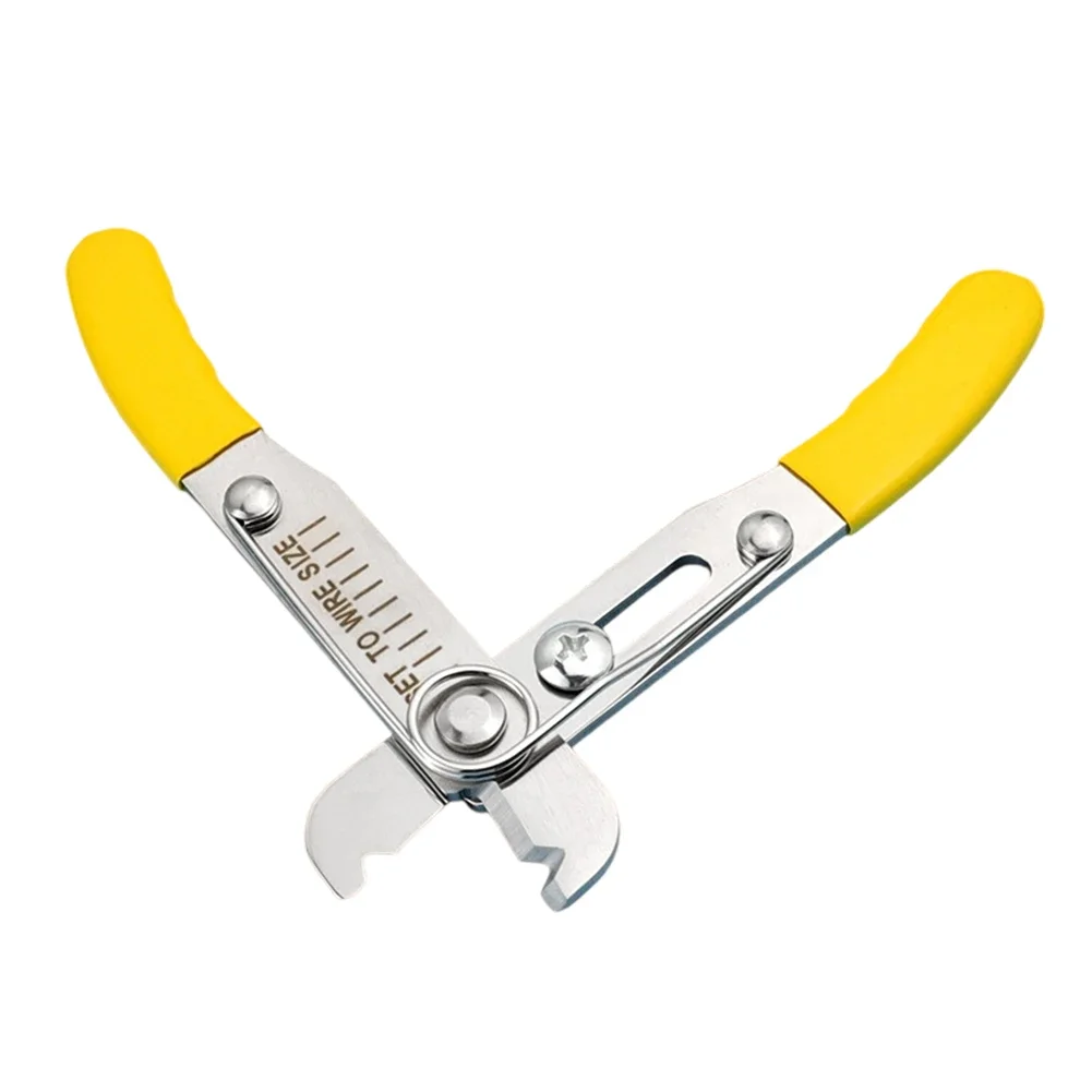 Wire Stripper Adjustable Wire Cable Stripper 0.5-4.0mm Electrician Pliers Stainless Steel Chain Stripping Pliers Wire Cuttinng
Wire Stripper Adjustable Wire Cable Stripper 0.5-4.0mm Electrician Pliers Stainless Steel Chain Stripping Pliers Wire Cuttinng