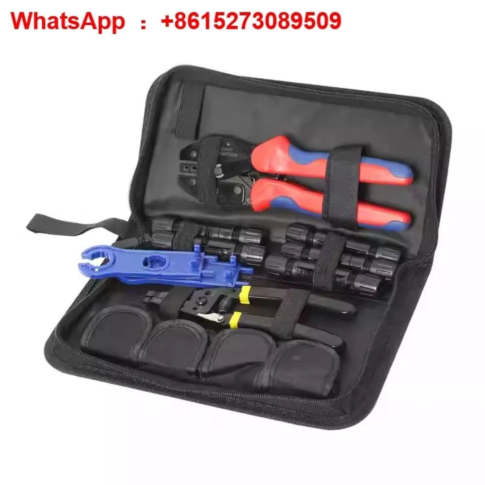 Manufacturer's supply, solar connector terminal crimping pliers LY-2546B photovoltaic crimping pliers kit
Manufacturer's supply, solar connector terminal crimping pliers LY-2546B photovoltaic crimping pliers kit