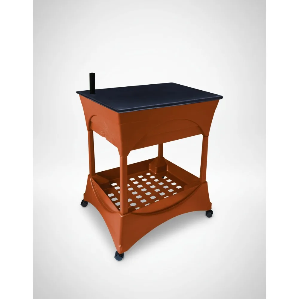 Self-Watering Raised Garden Bed with 30" Stand & Wheels - Mobile Planter for Seniors & Small Spaces
Self-Watering Raised Garden Bed with 30" Stand & Wheels - Mobile Planter for Seniors & Small Spaces