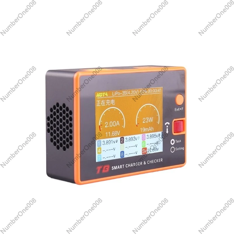 HOTA T8 650W 22A 1-8S Smart Charger, Intelligent Balance Charger with 2.8" Screen for RC Lipo Battery
HOTA T8 650W 22A 1-8S Smart Charger, Intelligent Balance Charger with 2.8" Screen for RC Lipo Battery