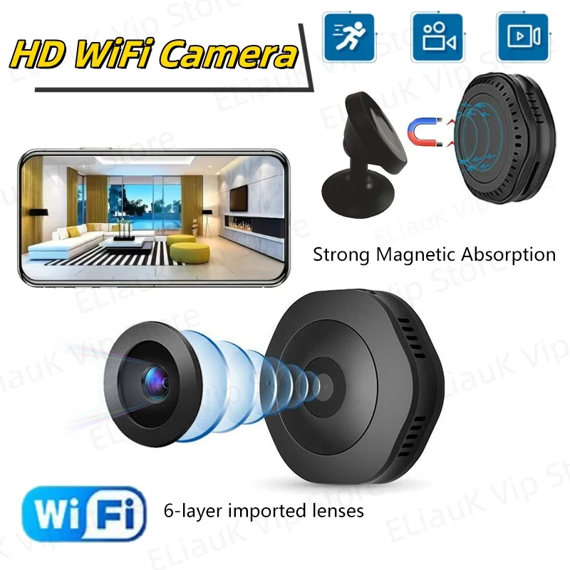 Мини H6 Беспроводная Wi-Fi камера Инфракрасное ночное видение Мобильная сеть 2k Безопасность Hd Дистанционный мониторинг Камера с магнитным кронштейном
Мини H6 Беспроводная Wi-Fi камера Инфракрасное ночное видение Мобильная сеть 2k Безопасность Hd Дистанционный мониторинг Камера с магнитным кронштейном