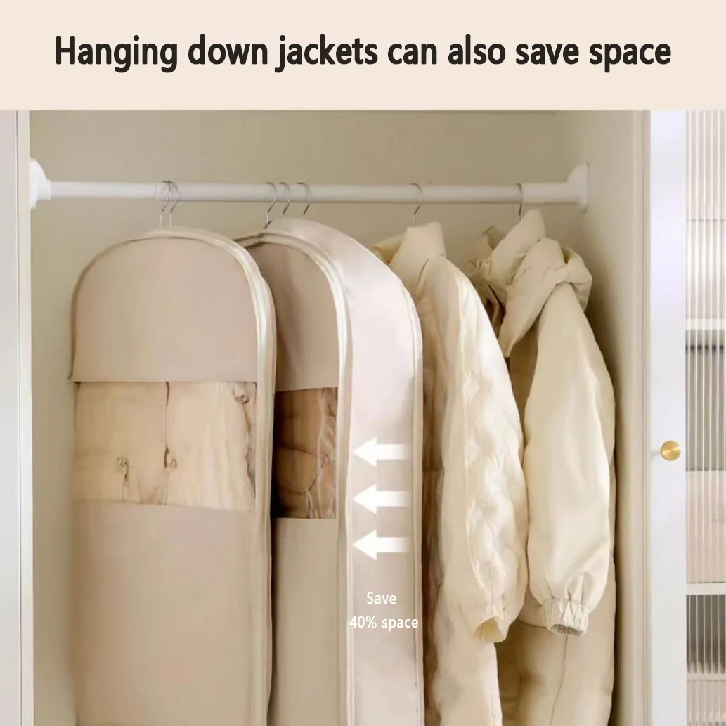 Hanging Multi-Functional Compression Expandable Space Clothing Bag, Visible Window Design for Easy Clothing, Home Mobile Wardrobe for Hotel, Travel and Vacation Work, Business Trip Packing Clothing, Home Storage and Organization Suit, Coat and down Jacket
Hanging Multi-Functional Compression Expandable Space Clothing Bag, Visible Window Design for Easy Clothing, Home Mobile Wardrobe for Hotel, Travel and Vacation Work, Business Trip Packing Clothing, Home Storage and Organization Suit, Coat and down Jacket