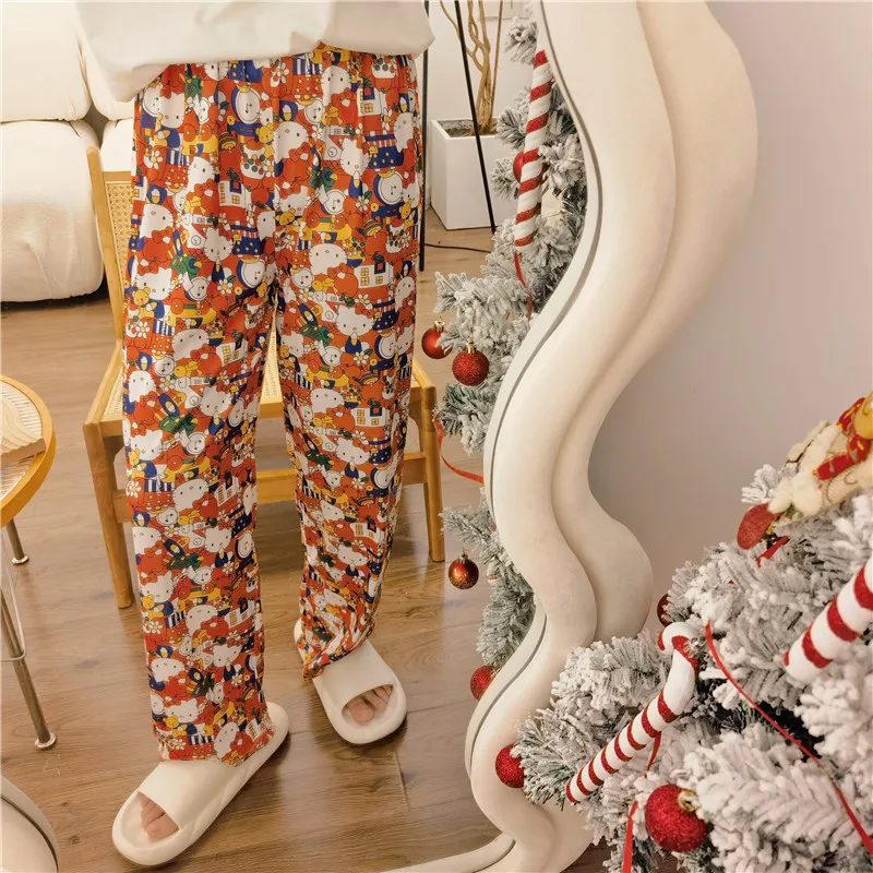 Kawaii Sanrio Pajama Pants Hello Kittys Accessories Cute Anime Loose Spring and Autumn Home Leisure Wearable Toys for Girls Gift
Kawaii Sanrio Pajama Pants Hello Kittys Accessories Cute Anime Loose Spring and Autumn Home Leisure Wearable Toys for Girls Gift