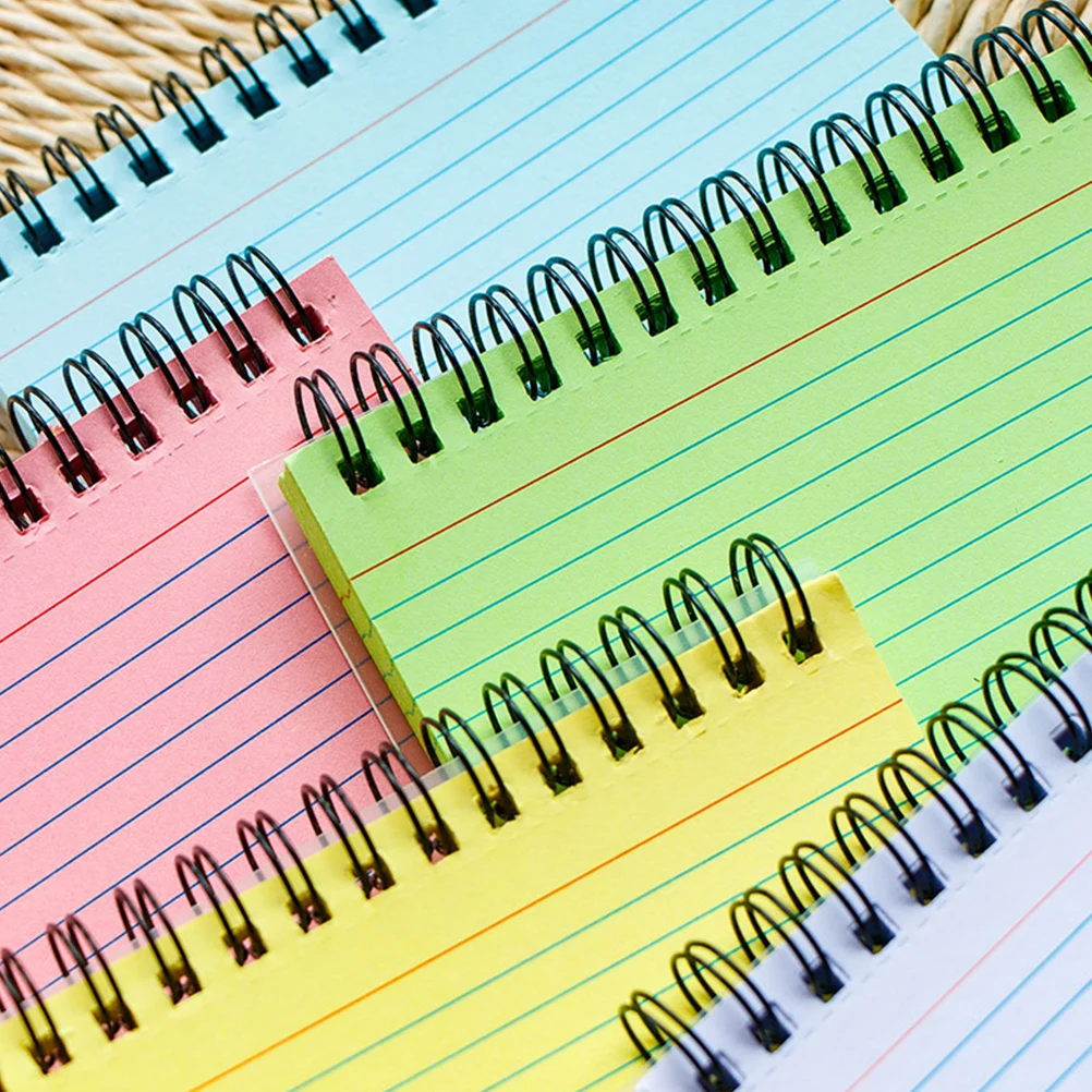 3pcs Colored Coil Notepad 50 Sheets Mini Lined Writing Pads for School Office Notebooks Portable Students Planner Gifts
3pcs Colored Coil Notepad 50 Sheets Mini Lined Writing Pads for School Office Notebooks Portable Students Planner Gifts