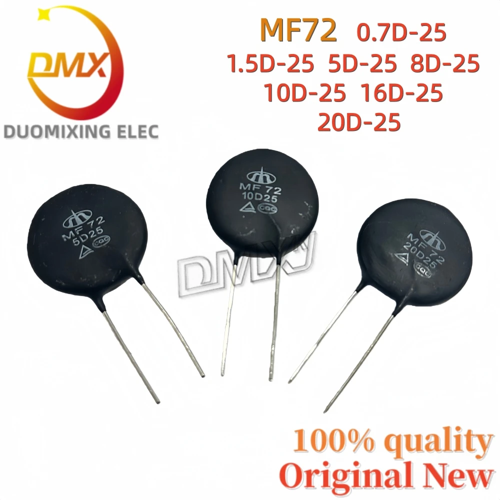 5 шт./лот MF72 0.7-25 1.5D-25 3D25 5D25 8D25 10D25 16D25 20D25 NTC термистор с высоким токовым сопротивлением для защиты от перенапряжений и импульсных токов
5 шт./лот MF72 0.7-25 1.5D-25 3D25 5D25 8D25 10D25 16D25 20D25 NTC термистор с высоким токовым сопротивлением для защиты от перенапряжений и импульсных токов