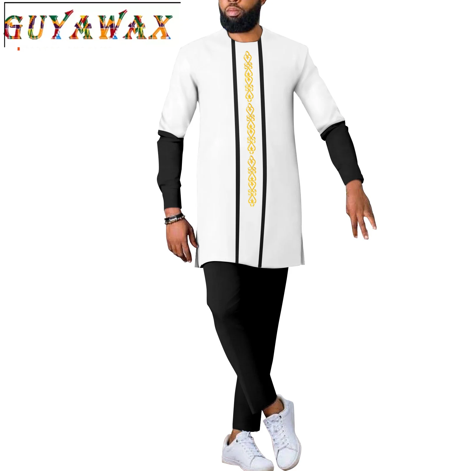2022 New Dashiki Men Tracksuit 2 Piece African Shirts and Ankara Pants Suits Plus Size Outwear Clothes Wear
2022 New Dashiki Men Tracksuit 2 Piece African Shirts and Ankara Pants Suits Plus Size Outwear Clothes Wear