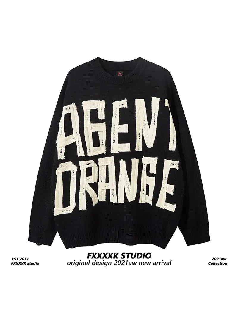 FXK оригинальный американский ретро-бренд с отверстиями для вышивки букв в стиле хип-хоп для пары вязаный круглый свободный свитер осень-весна молодежный
FXK оригинальный американский ретро-бренд с отверстиями для вышивки букв в стиле хип-хоп для пары вязаный круглый свободный свитер осень-весна молодежный