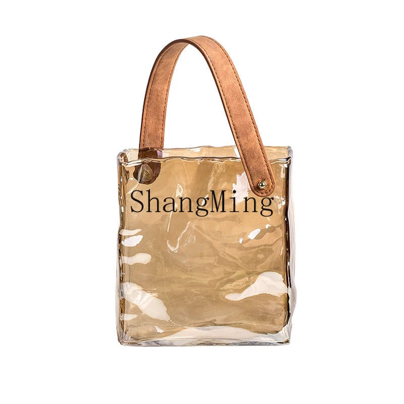 HJ glass vase ornament living room creative light luxury water flower arrangement transparent handbag creative gift
HJ glass vase ornament living room creative light luxury water flower arrangement transparent handbag creative gift