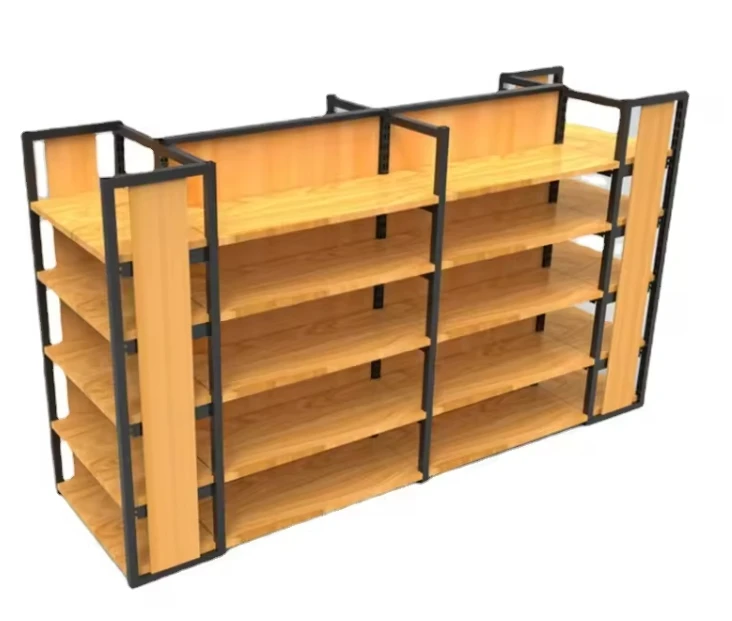 Wooden Shelves, Supermarket Shelves, Lightweight Wood Grain Style Heavy-duty Shelves, Suitable For Grocery And Convenience Store
Wooden Shelves, Supermarket Shelves, Lightweight Wood Grain Style Heavy-duty Shelves, Suitable For Grocery And Convenience Store